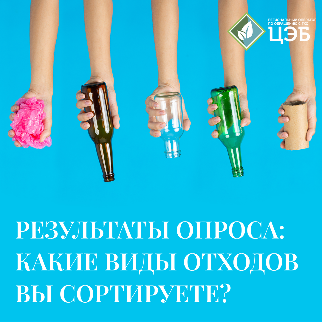 результаты опроса: сортируете ли вы отходы и если сортируете, то какие виды отходов вы разделяете? 