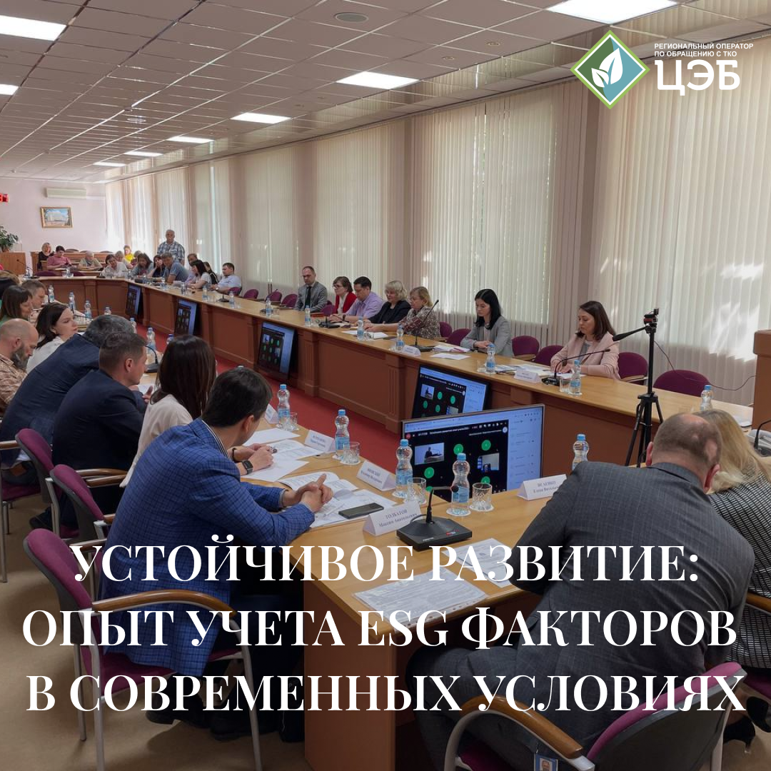 устойчивое развитие: опыт учета esg факторов в современных условиях