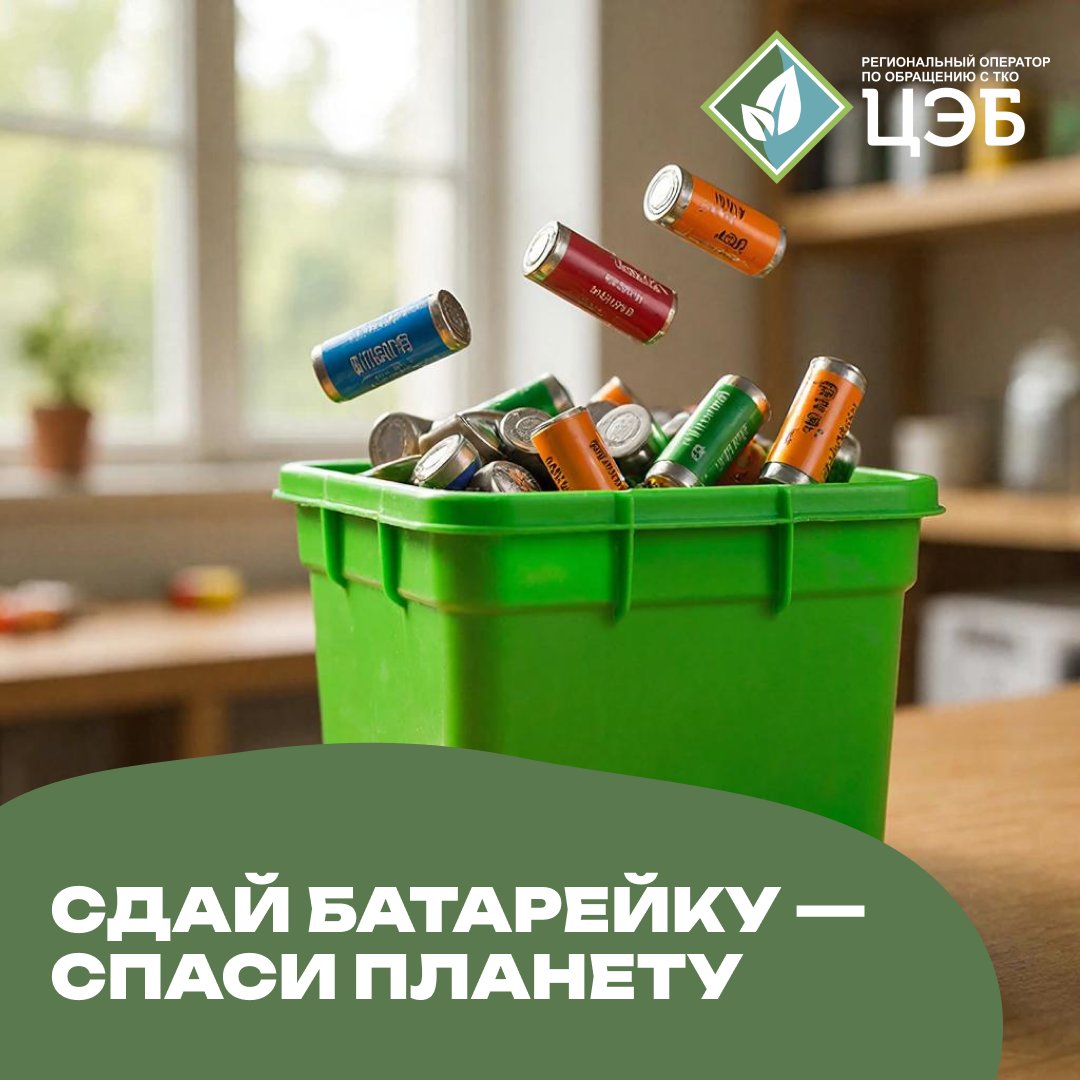 сдай батарейку — спаси планету