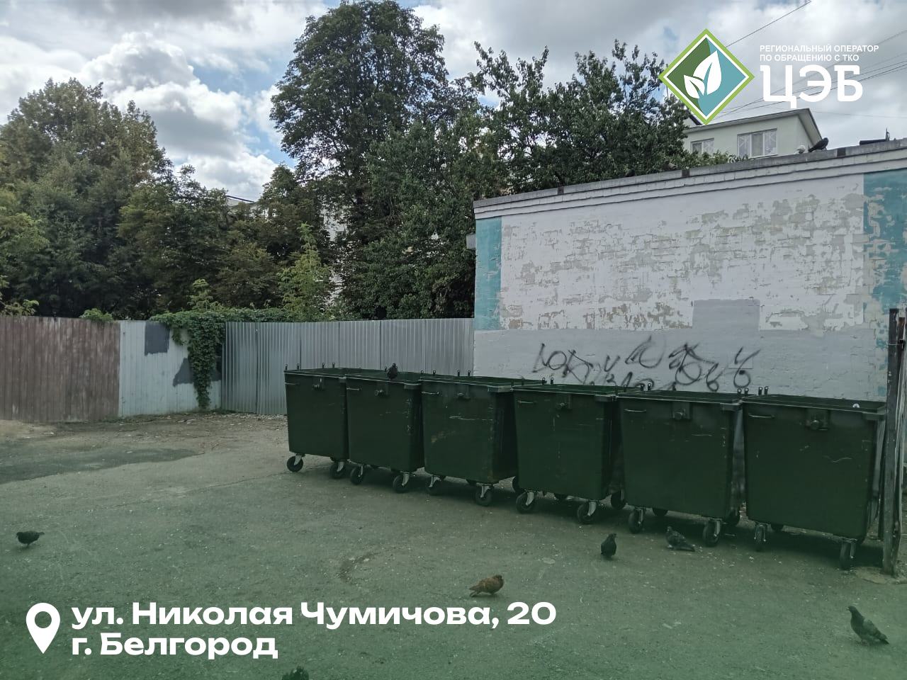 администрация белгорода решила проблему с неисправной площадкой для тко