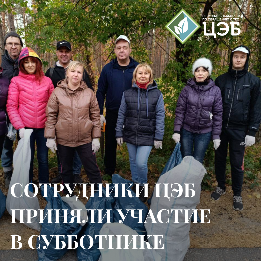 сотрудники цэб приняли участие в субботнике  