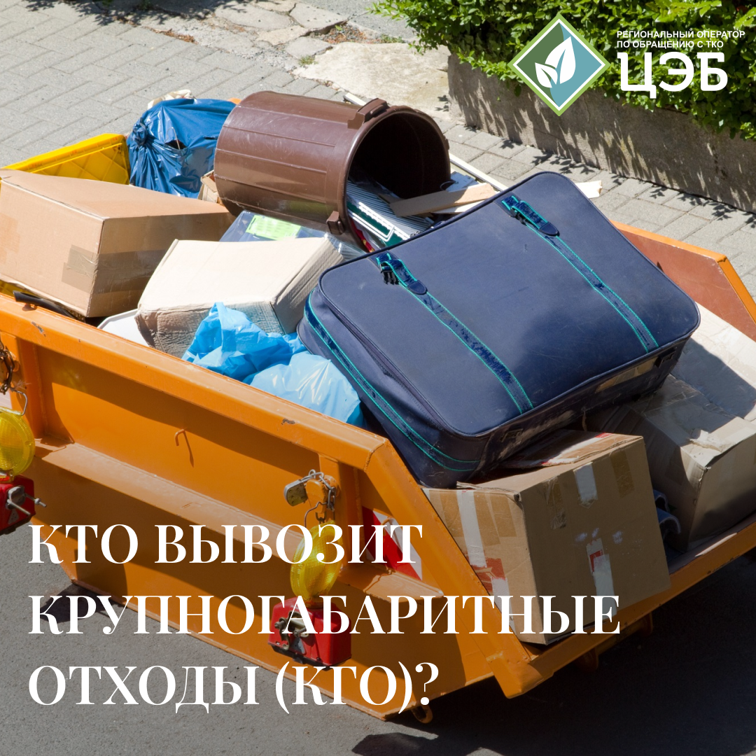 кто вывозит крупногабаритные отходы (кго)?