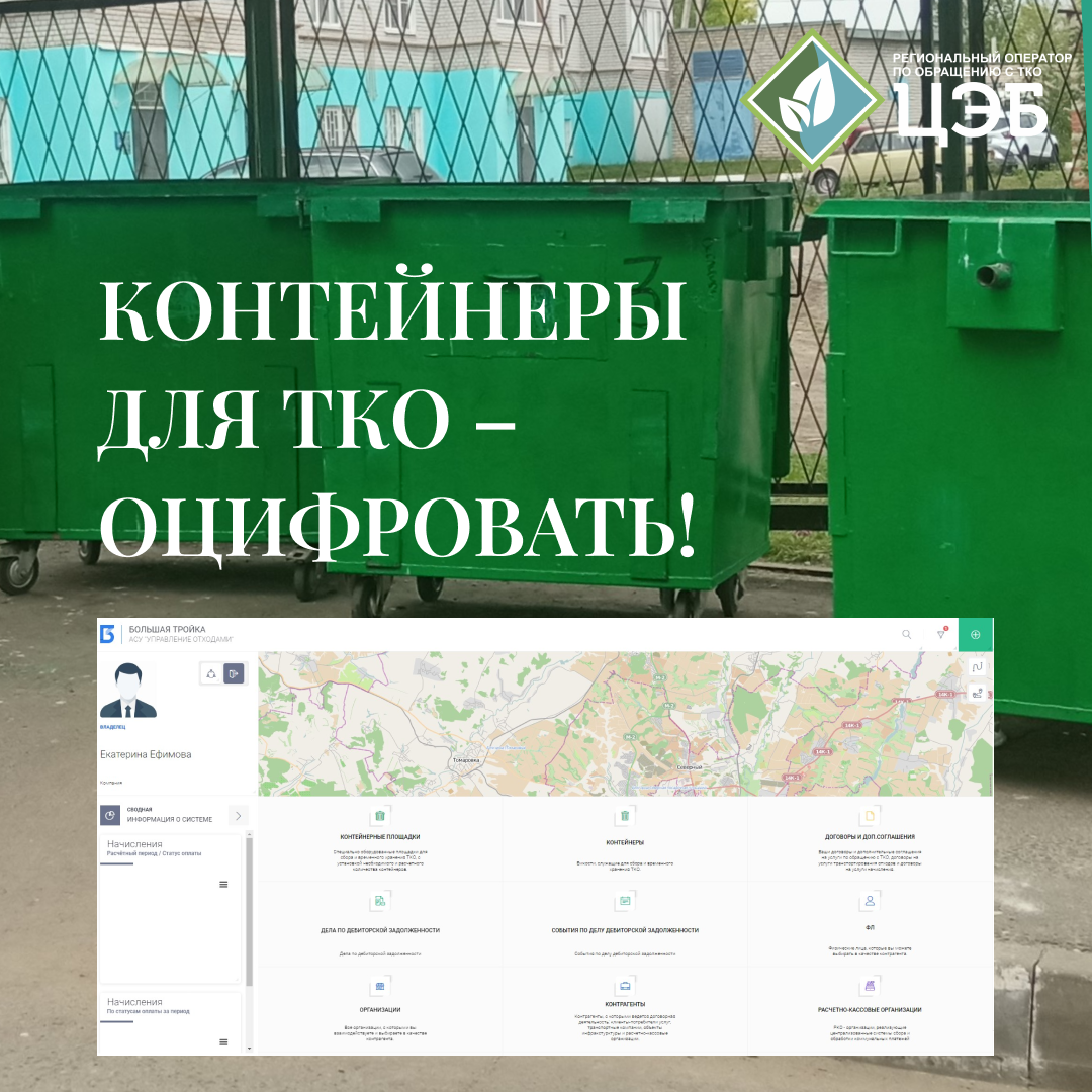 контейнеры для тко – оцифровать